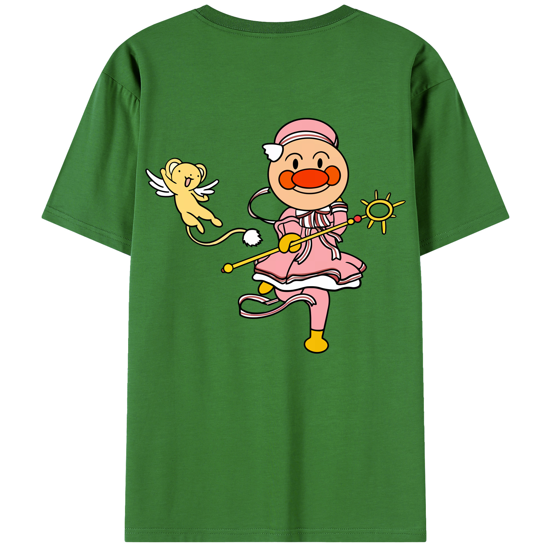 （画像用） アンパンマン Anpanman レディース半袖Tシャツ(バックプリント)